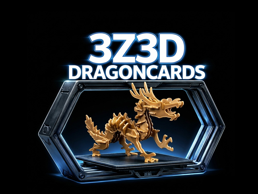 3Z3D DragonCards: dragon kit cards
