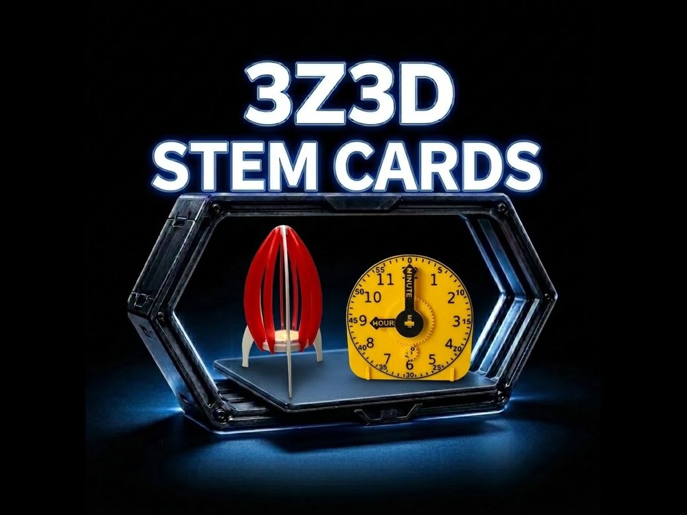 3Z3D STEM Cards: STEM kit cards